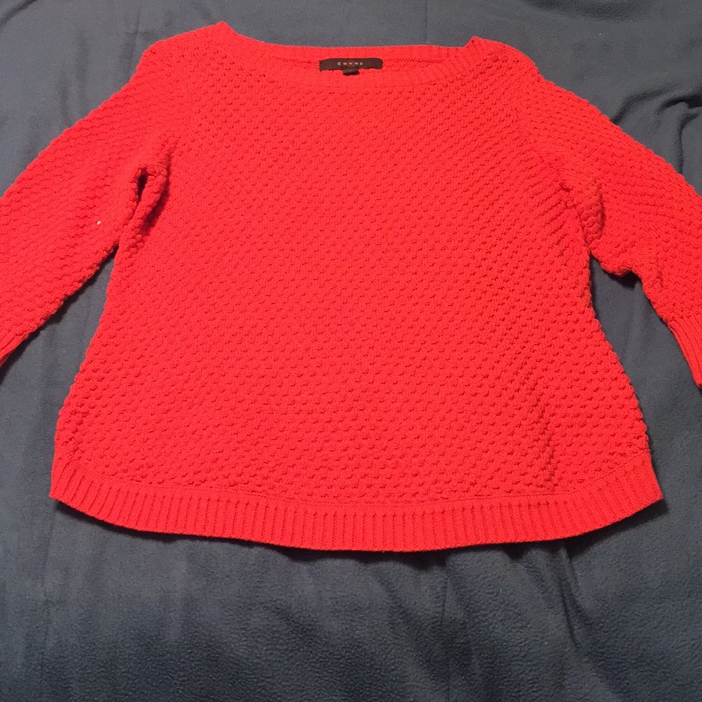 Orange sweater